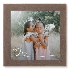 Double Heart Line Art