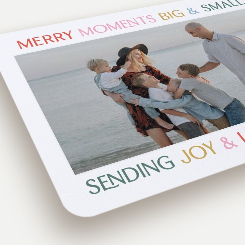 Cheerful Multi Christmas Card