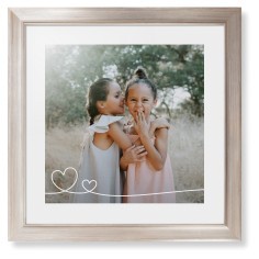 Double Heart Line Art