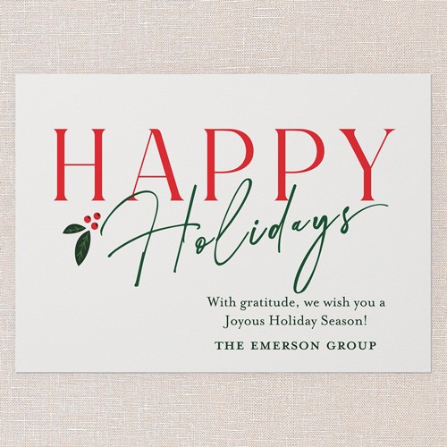 Holiday Cards For Coworkers From Boss