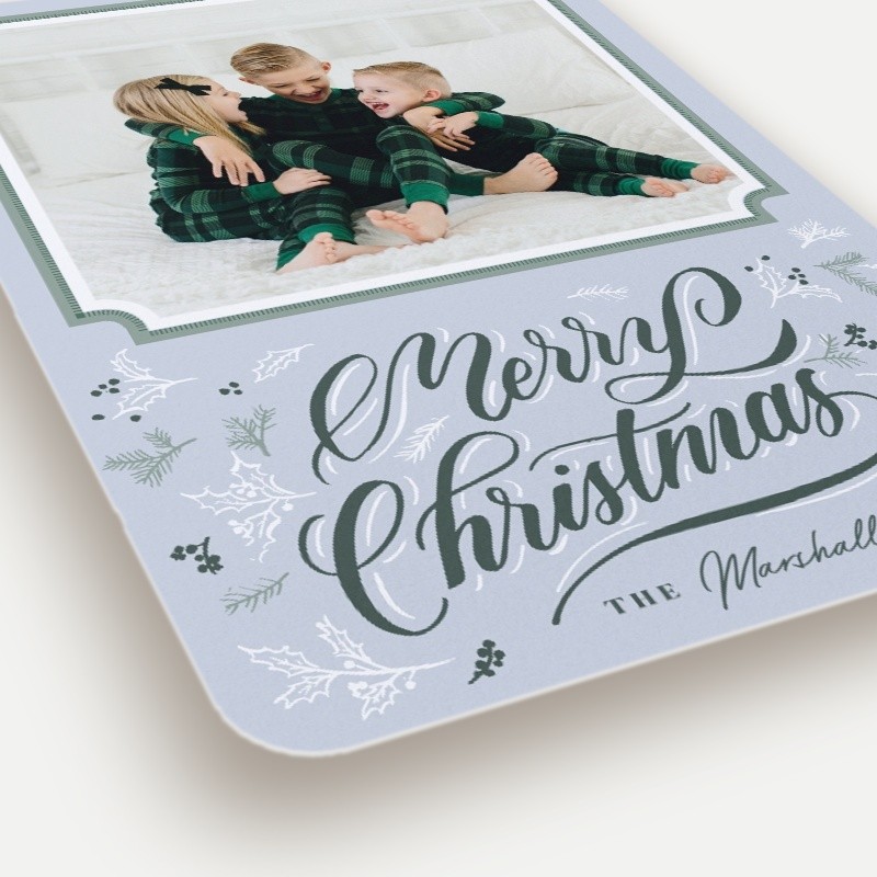 Ornate Flourish Holiday Card