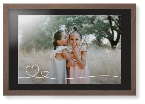 Double Heart Line Art