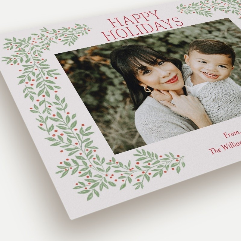 Arched Branches Holiday Card