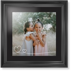 Double Heart Line Art