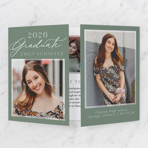 shutterfly grad cards Graduate Class Graduation Announcement Styled Framework Graduation Announcement