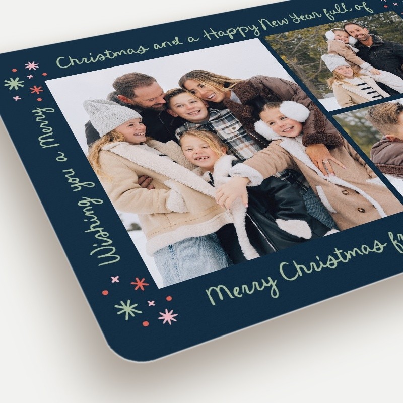 Wrapped Words Holiday Card