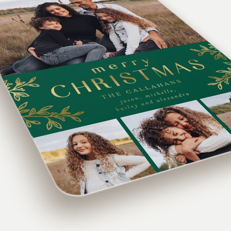 Foliage Frame Holiday Card