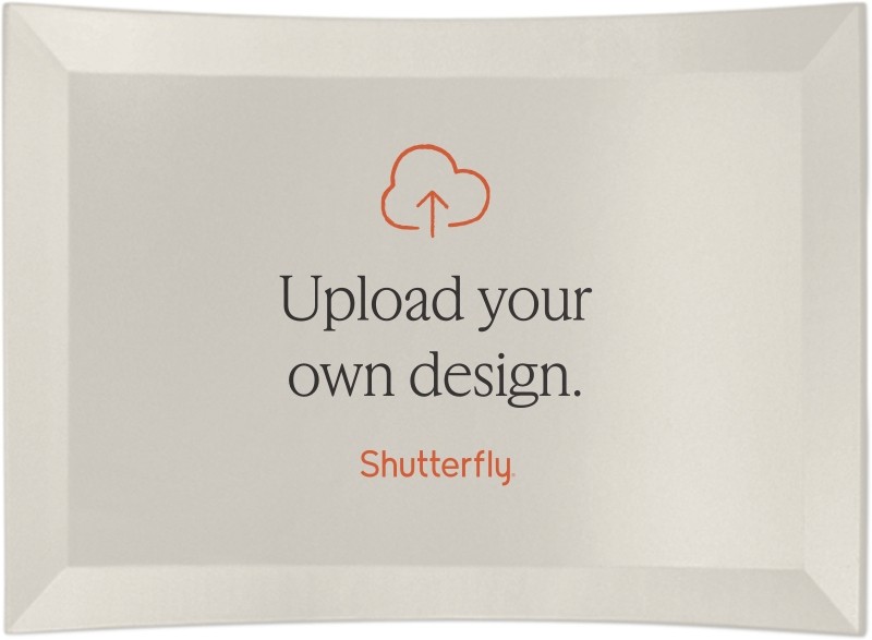 Upload Your Own Design Curved Glass Print Upload Your Own Design 5x7 Multicolor Curved Glass Print