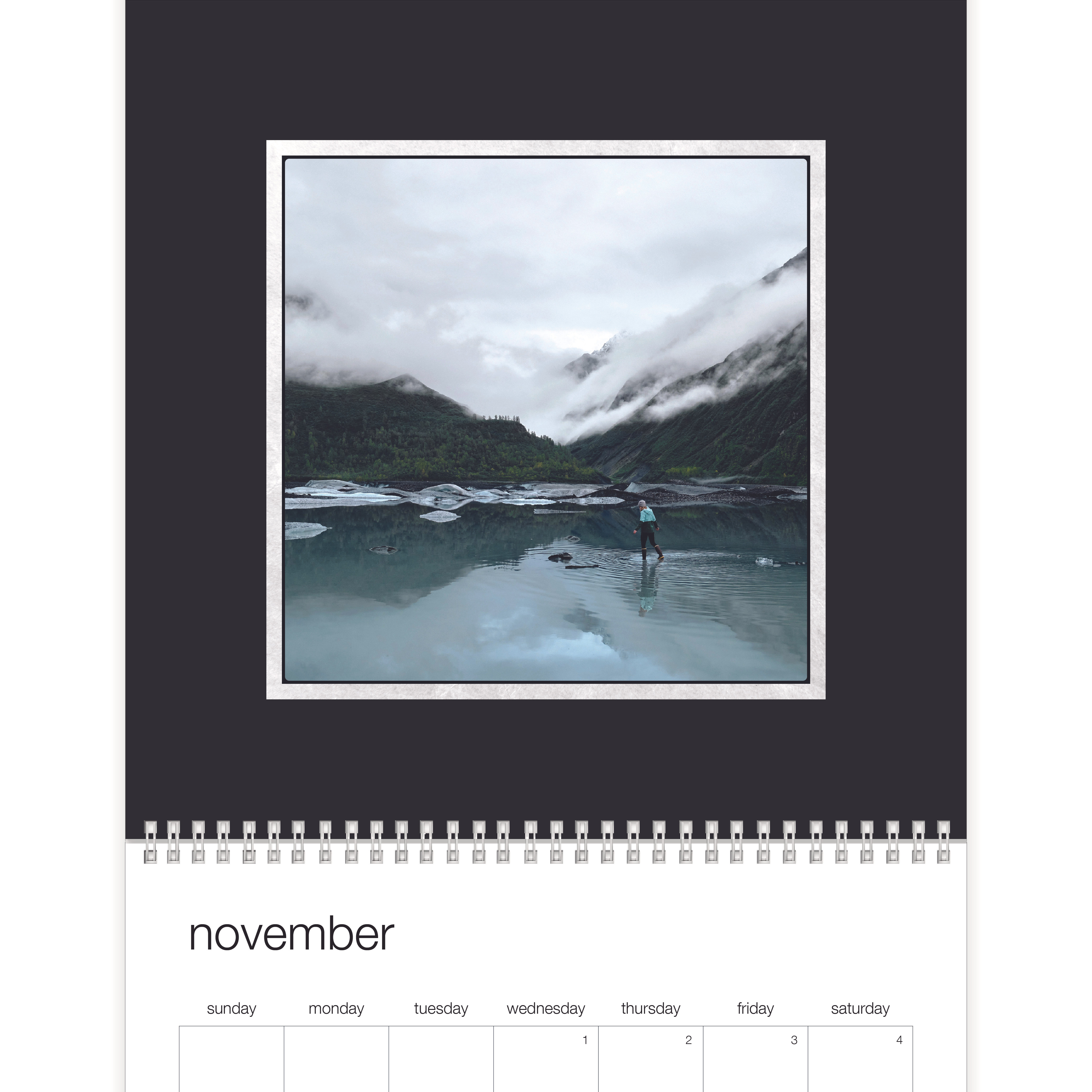 Black and White Gallery Calendar
