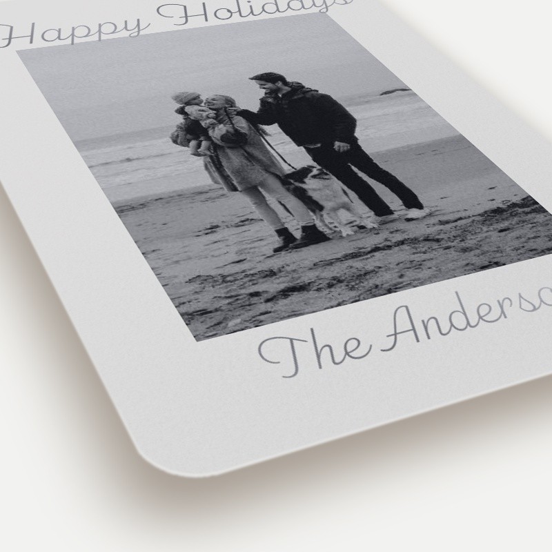 Elegant Signature Holiday Card