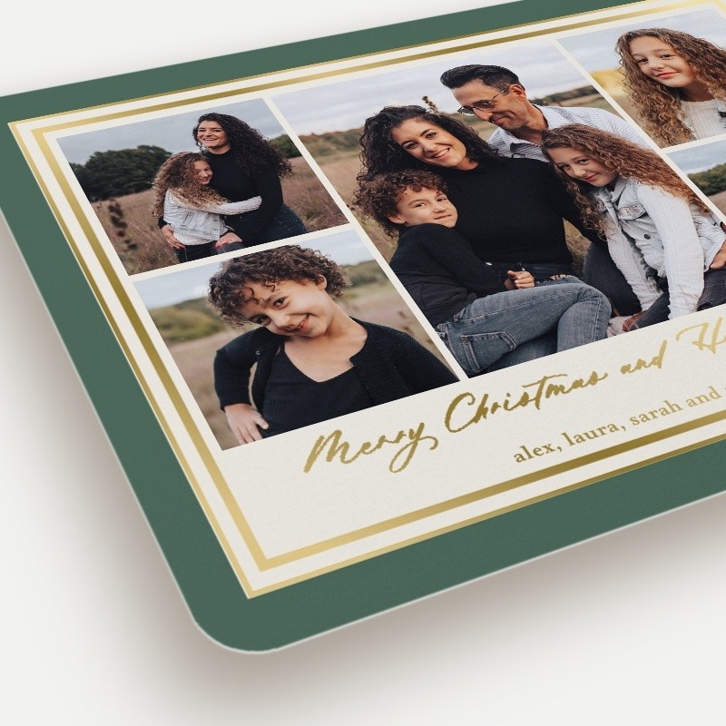 Classic Matted Holiday Card