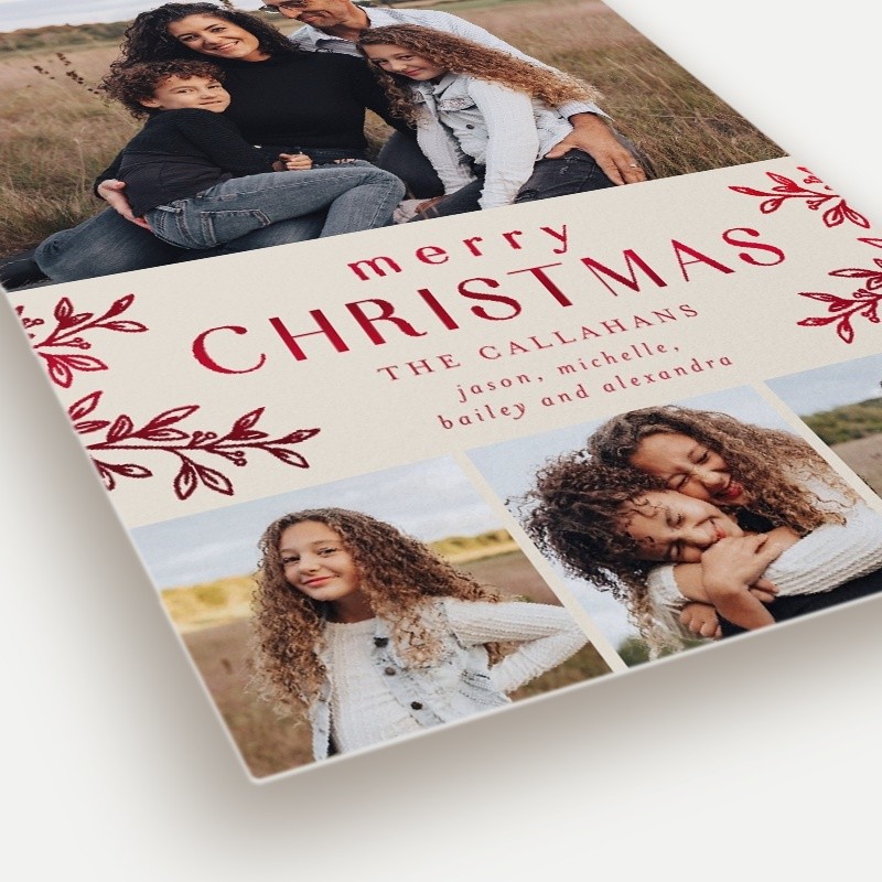 Foliage Frame Holiday Card
