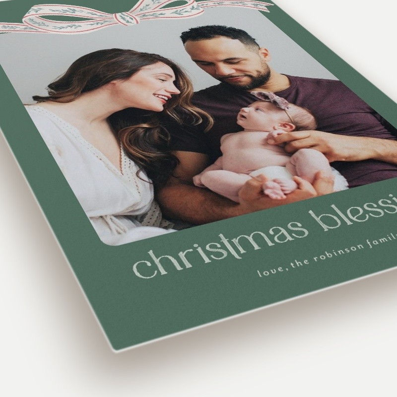 Gorgeous Bow Holiday Card
