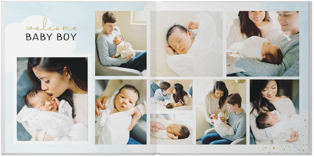 Watercolor Baby Boy 10x10 undefined  Photo Book