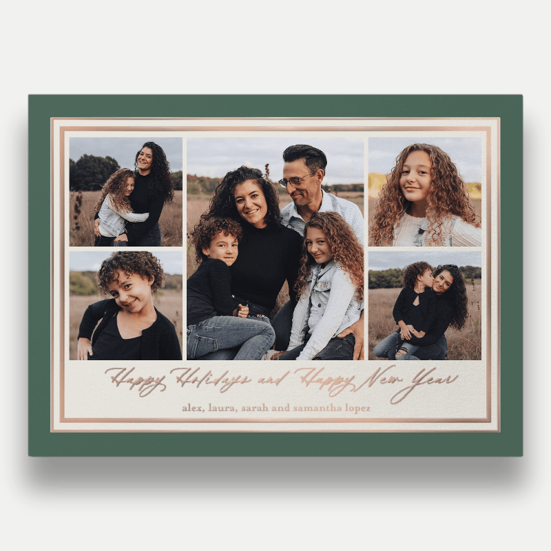 Classic Matted Holiday Card