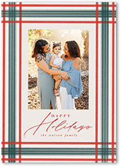 Brushed Plaid Border