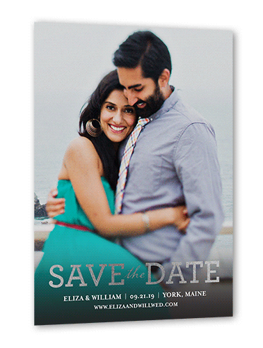 Focused On Forever Love 5x7 Foil Stamped