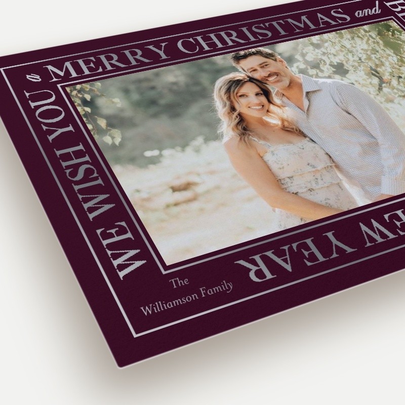 Wrapped Wishes Holiday Card