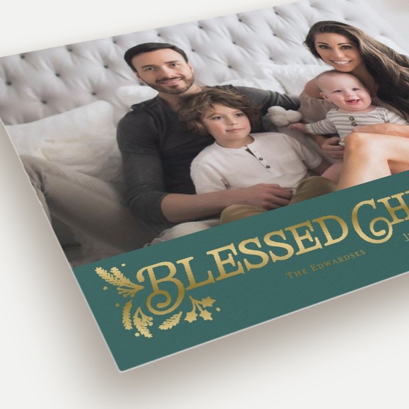 Botanical Banner Holiday Card