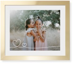 Double Heart Line Art