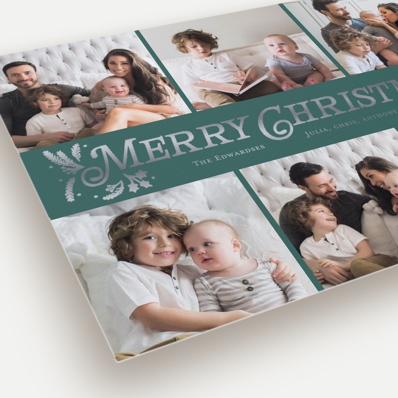 Botanical Banner Holiday Card