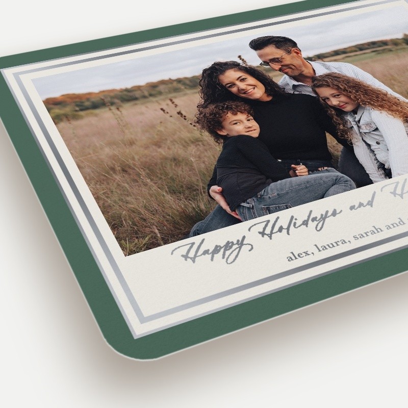 Classic Matted Holiday Card