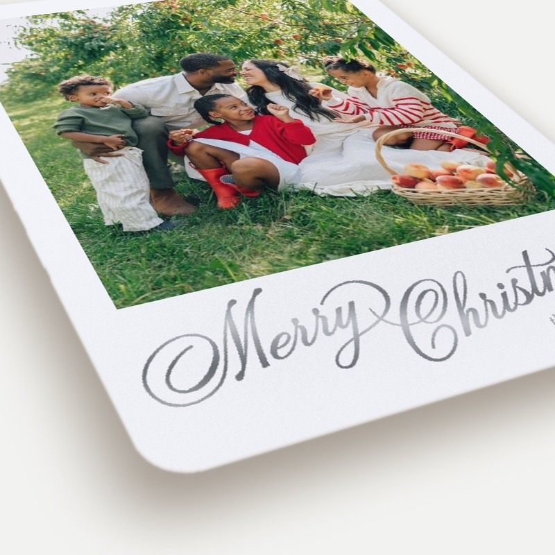 Elegant Gallery Holiday Card Elegant Gallery 6x8 White Holiday Card