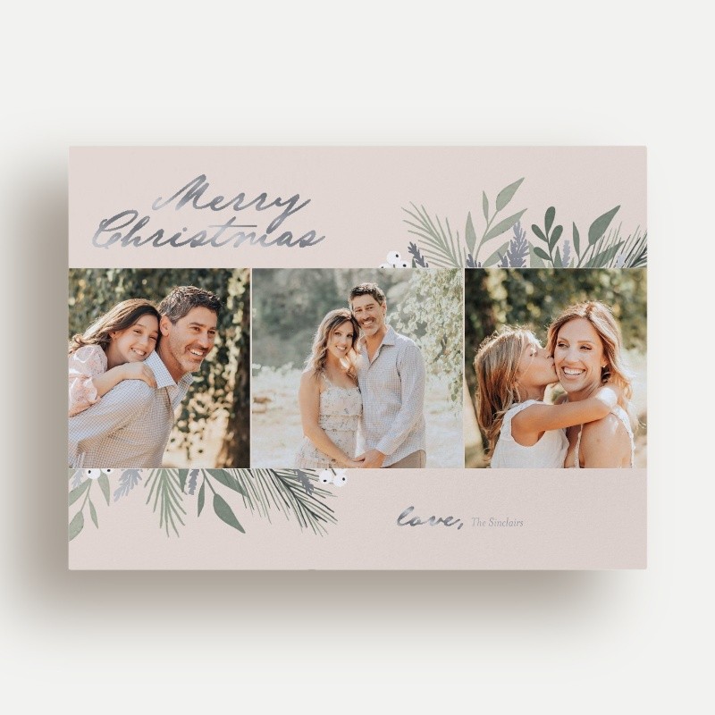 Scattered Botanicals Holiday Card