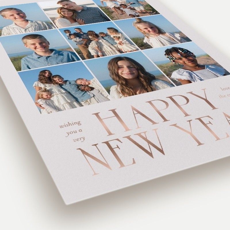 Grand Serif New Year's Card