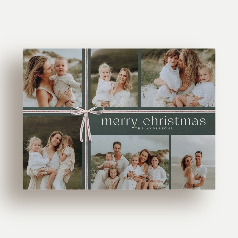 Wrapped Collage Holiday Card