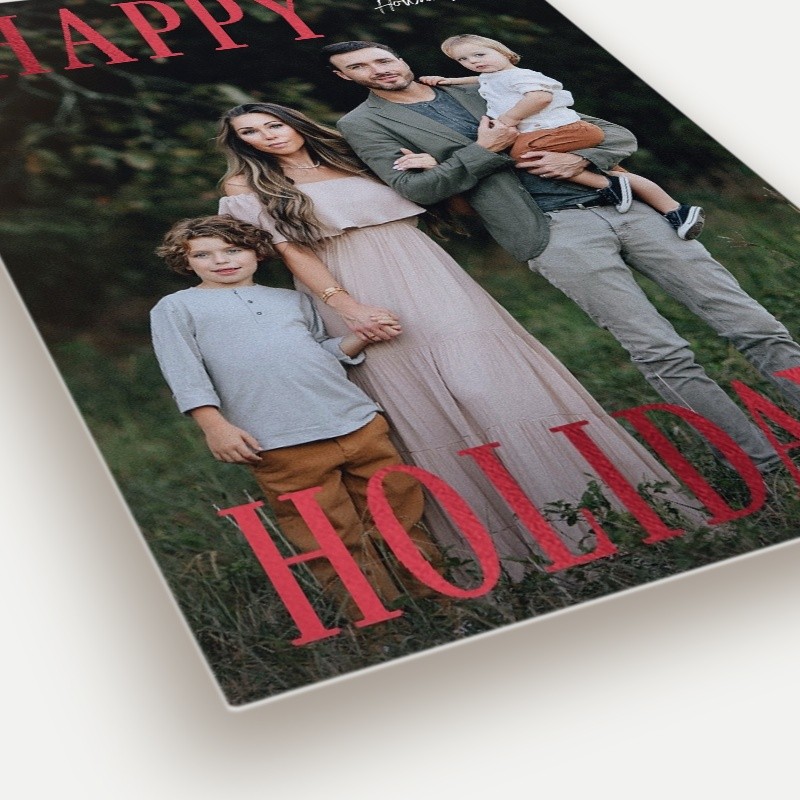 Classic Headline Holiday Card