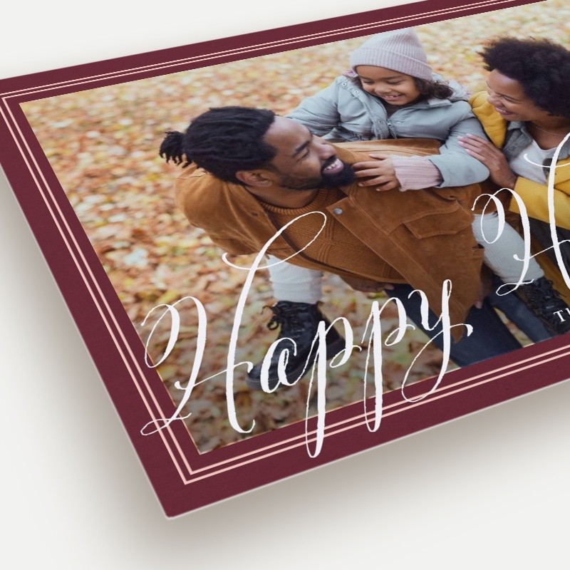 Elegant Greeting Holiday Card