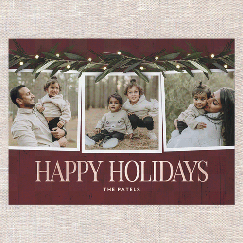 Elegant Foil Holiday Greeting Cards