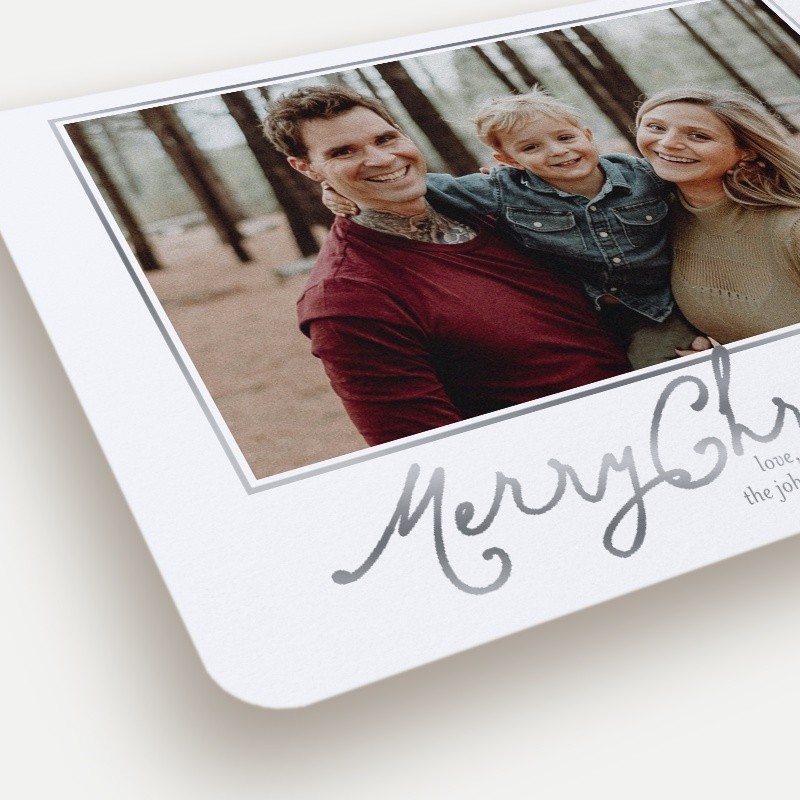 Framed Six Holiday Card