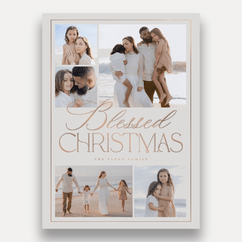 Refined Collage Holiday Card