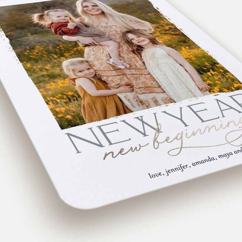 New Beginnings New Year's Card