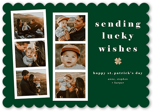 Little Clover 5x7 Green  St. Patrick's Day Card