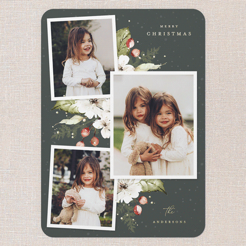 Winter Floral Frame