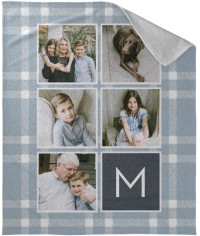 Monogram Plaid Collage