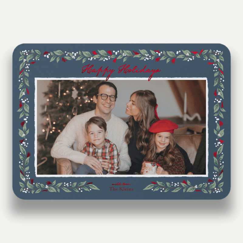 Botanical Frame Holiday Card