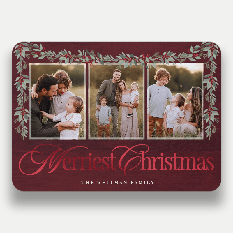 Painted Swag Holiday Card