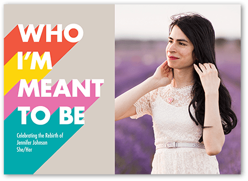 Momentous Moment 5x7 Beige  Pride Card