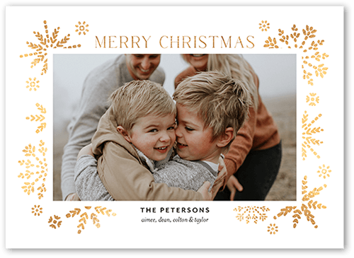 Editable Snowflake Frame