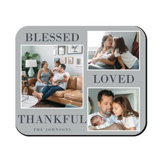 Blessed Loved Thankful Trio