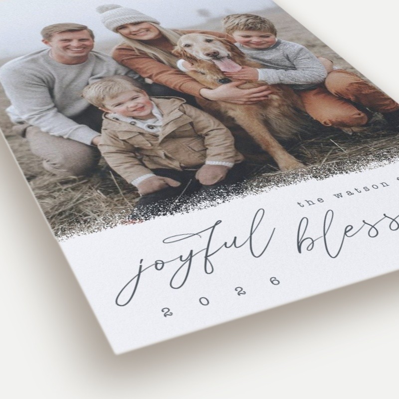 Snowy Scrapbook Holiday Card