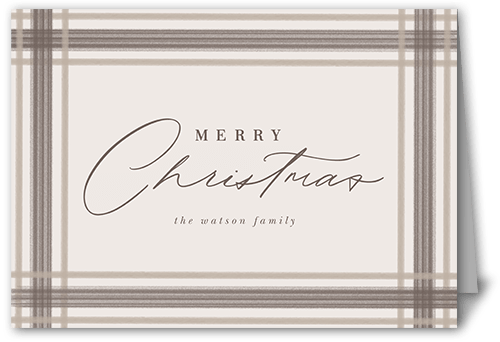 Brushed Plaid Border