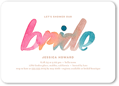 Brightly Colored Bridal