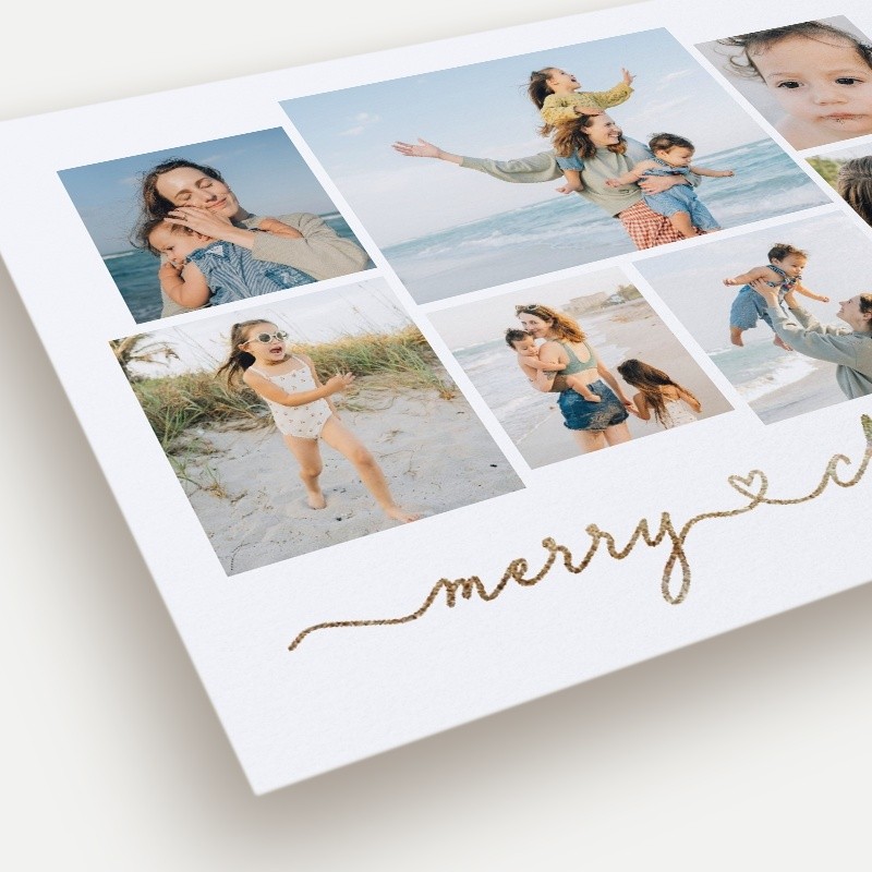 Script Joy Holiday Card