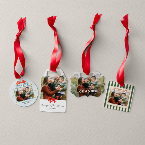 Glowing Garland 3x3 White  Metal Ornament