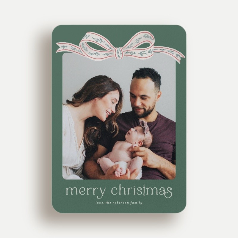 Gorgeous Bow Holiday Card